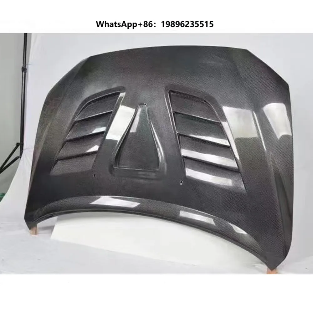 Carbon Fiber Auto Engine Hood Cover for  EX 2009-2017  Car Front Hood Cover Body Parts