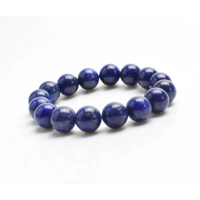 Natural Chakra Lapis Lazuli Stone Carved Crystal Healing Beads Stretch Semi-precious Stones Beaded Bracelets