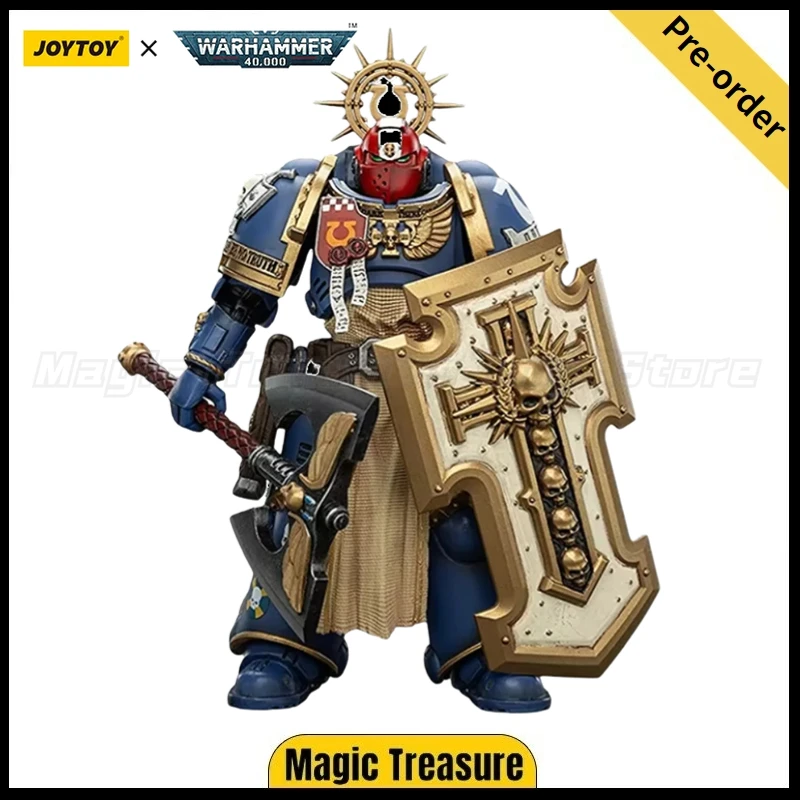 

【Pre-sale】JOYTOY Warhammer 40K Ultramarines Metaurus with Power Axe Stormshield and Plasma Pistol 1/18 Action Figure Model