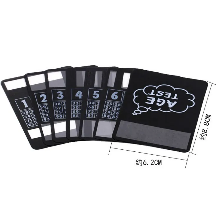 Magic Tricks Classic Toys Age Perspective Card Magic Show Age Test Card Magic Props Stage Street Close-Up YH1796