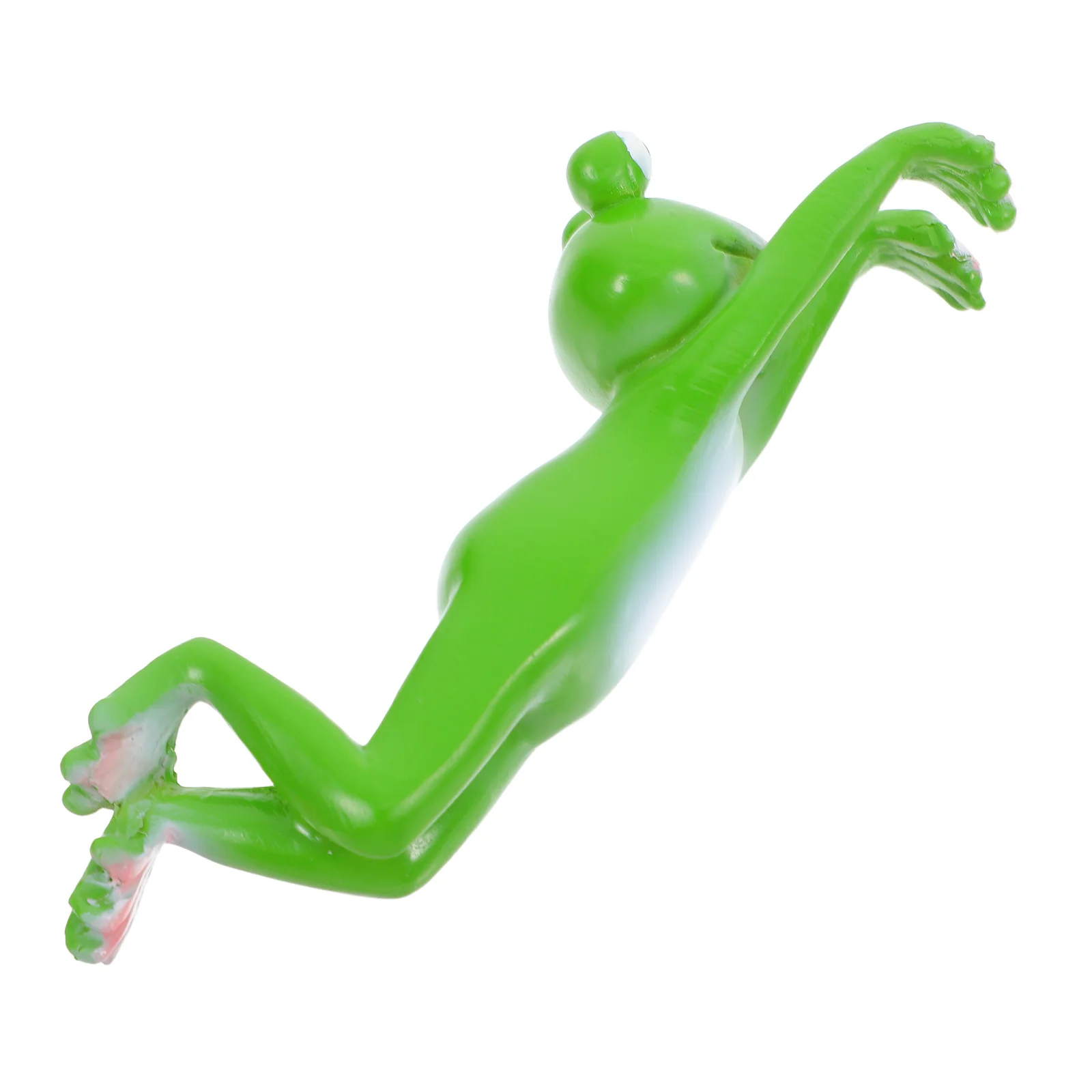 

Cute Hanging Frog Resin Ornament Lifelike Mini Resin Frog for Garden Patio Indoor Decor Flower Pot Planter Decoration