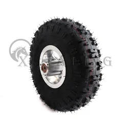 Motorcycle 11 inch Pneumatic Tyre Wheel 4.10-4 Tire & inner tube With 4