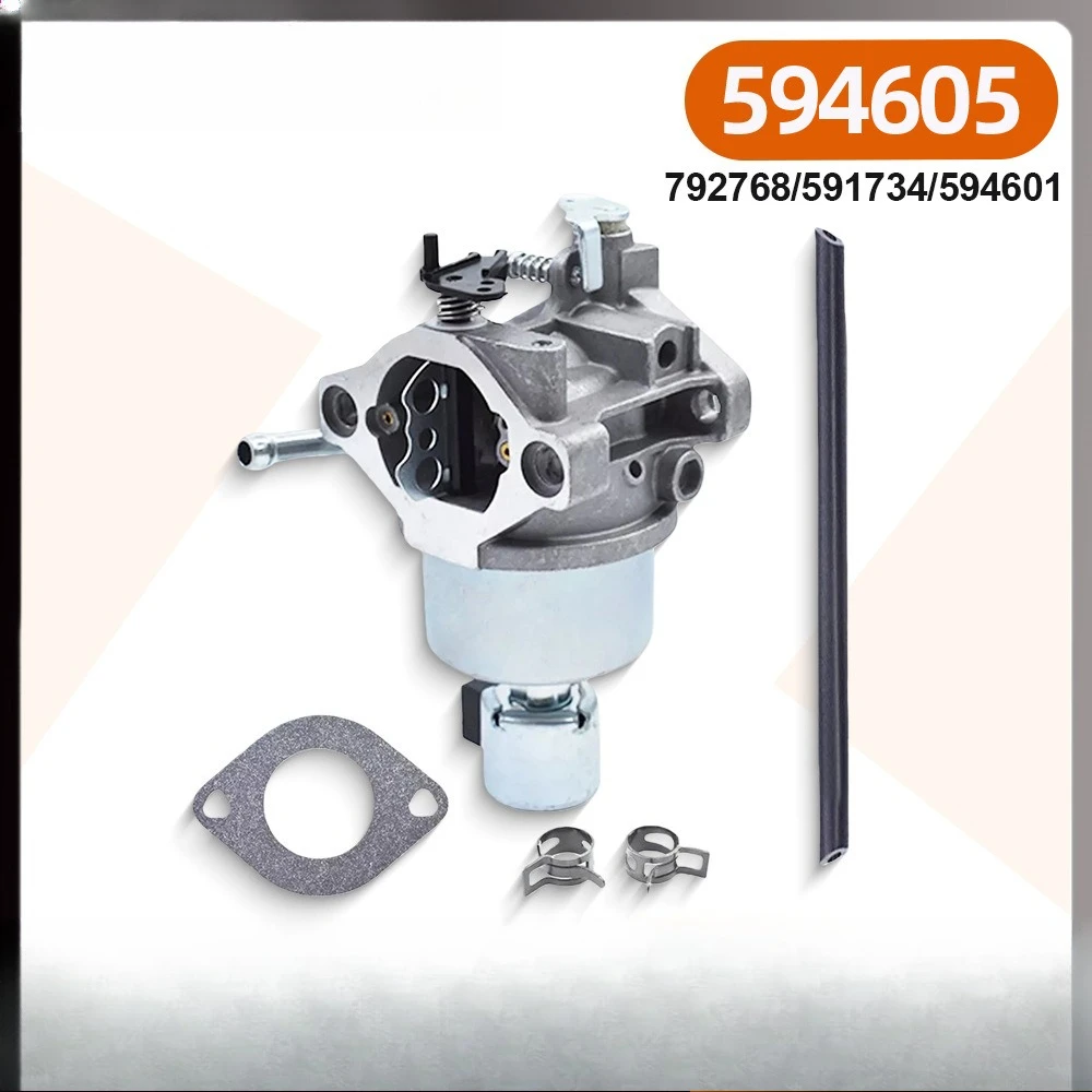 

Карбюратор подходит для Briggs&Stratton 594605, 792768, 591734, 594601.