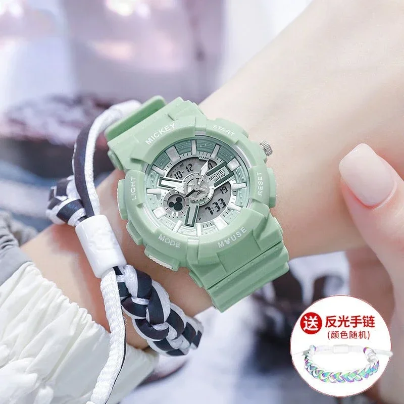 Orologi per studenti femminili festa versione coreana semplice guerriero adolescente bambini luminoso orologio elettronico impermeabile regali di compleanno