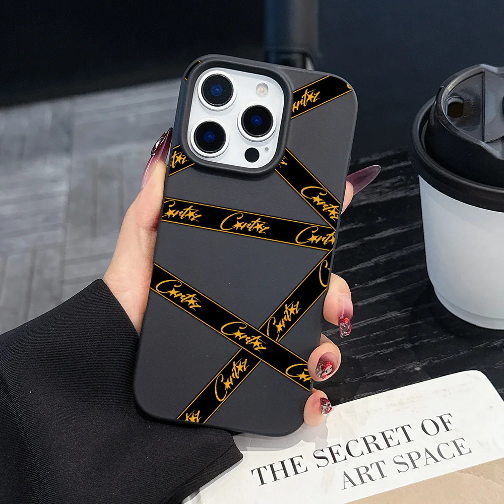 Luxury Goods Rules The World C-Corteizs Matte Phone Case For iPhone 17 16 15 14 Plus 13 12 11 Mini Pro X XS Max Air Plus Cover - náhled 4