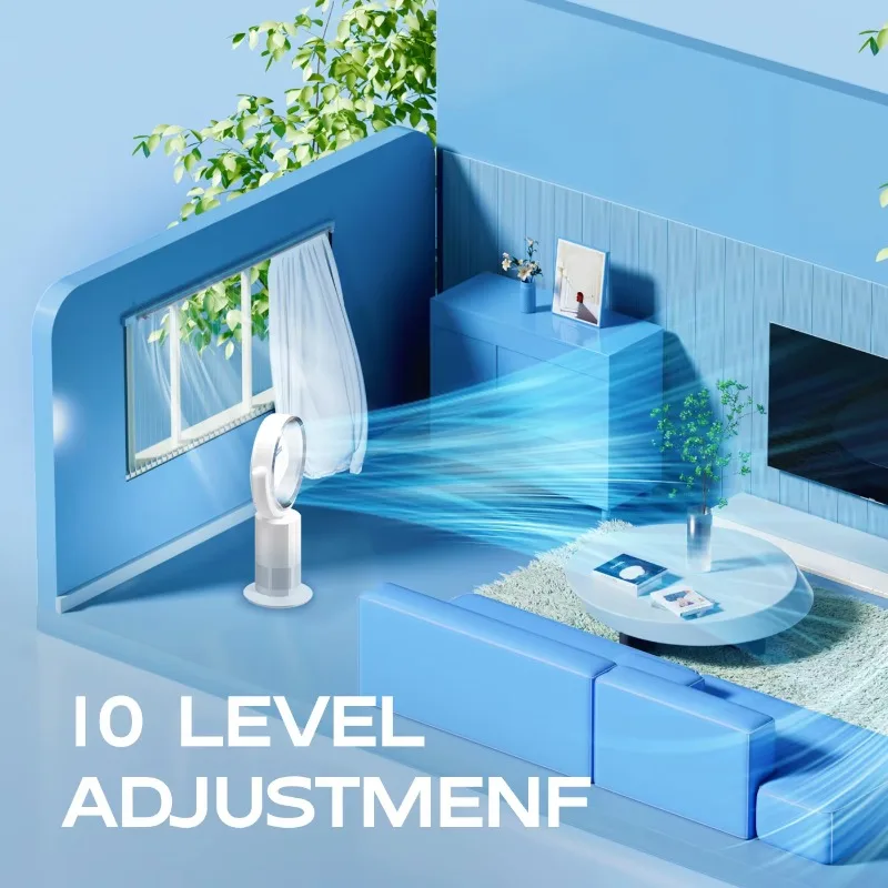 

20-30CM 3D Hologram Bladeless Fan Electric Cooling Intelligent Stand Floor Air Conditioner for Indoor for Education OEM