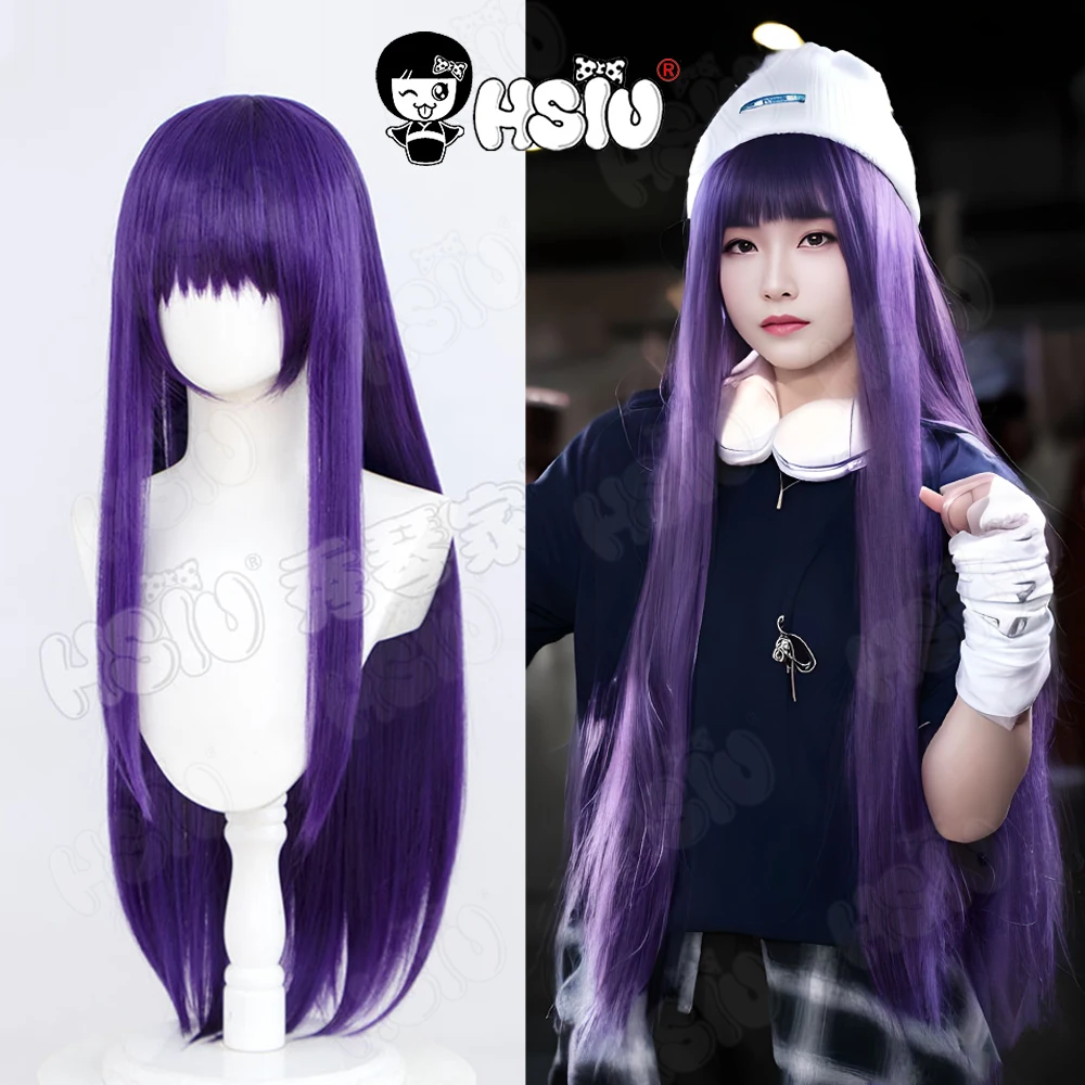

Fujisaki Nagihiko Cosplay Wig HSIU 90CM Mixed purple long hair Synthetic Wig Anime Shugo Chara Fujisaki Nagihiko Cosplay Wig