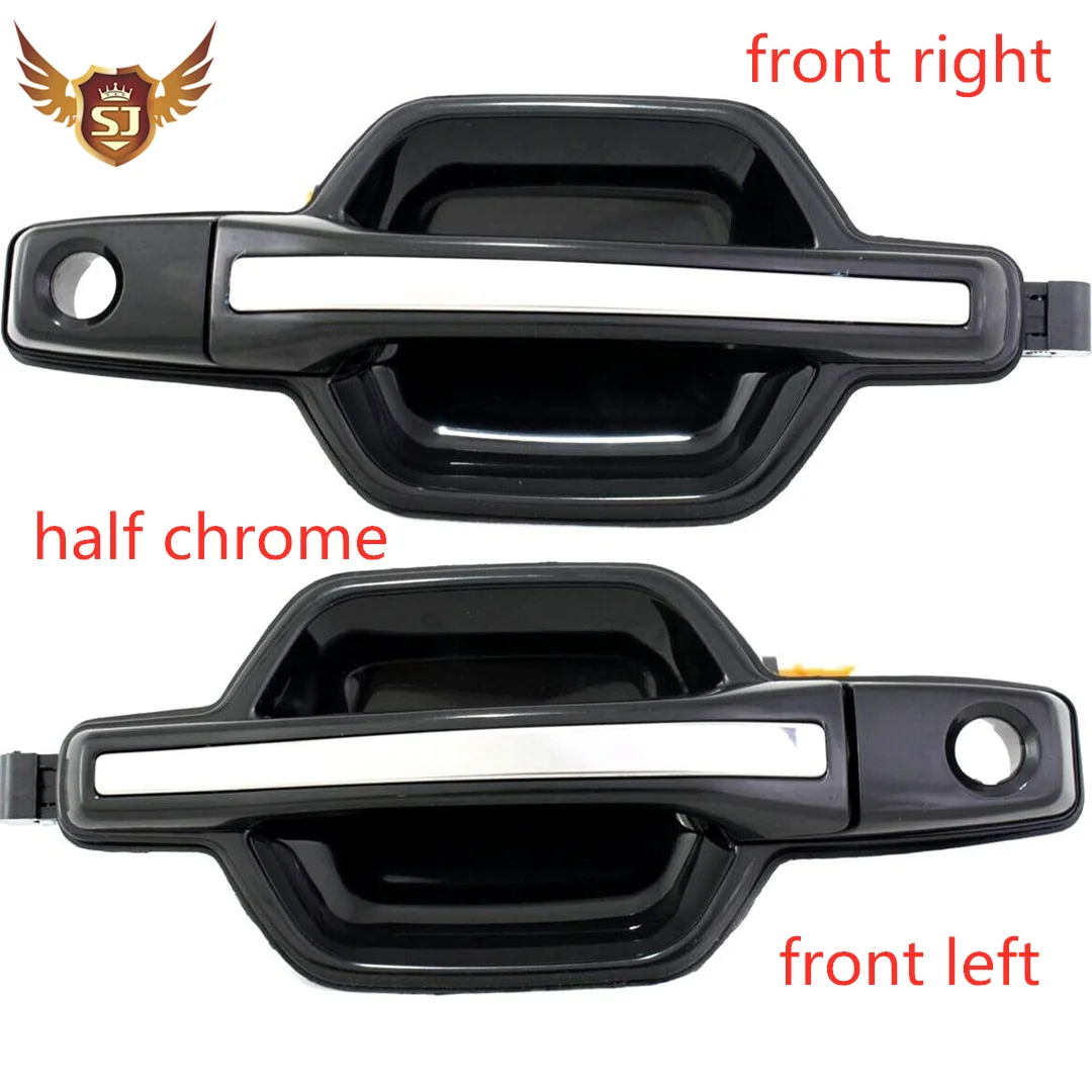 Exterior Outside Door Handle for Mitsubishi Montero 2001-2006 Pajero 1999 5716A359XA MR970425 Chrome Black