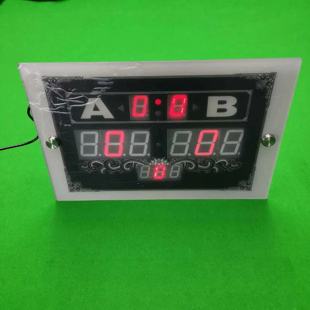 

English snooker electronic scoreboard Chinese 107 scoreboard remote control for billiards matches