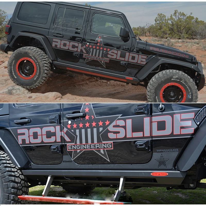 

Car Stickers Graphic Vinyl Stickers For Jeep Wrangler JK L TJ Trail Hawk Rubicon Tuning Accessories Vinyl Decal