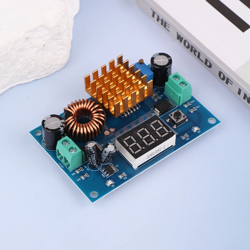 XH-M411 DC 3V-35V To DC 5V-45V Boost Converter Module Voltage Regulator Adjustable Step Up Voltmeter Digital Display Module