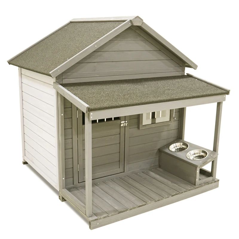 Outdoor Dog House Kennels Warm Large Dog Houses All Seasons Wooden Kennel Outdoor Rainproof Pet Nest