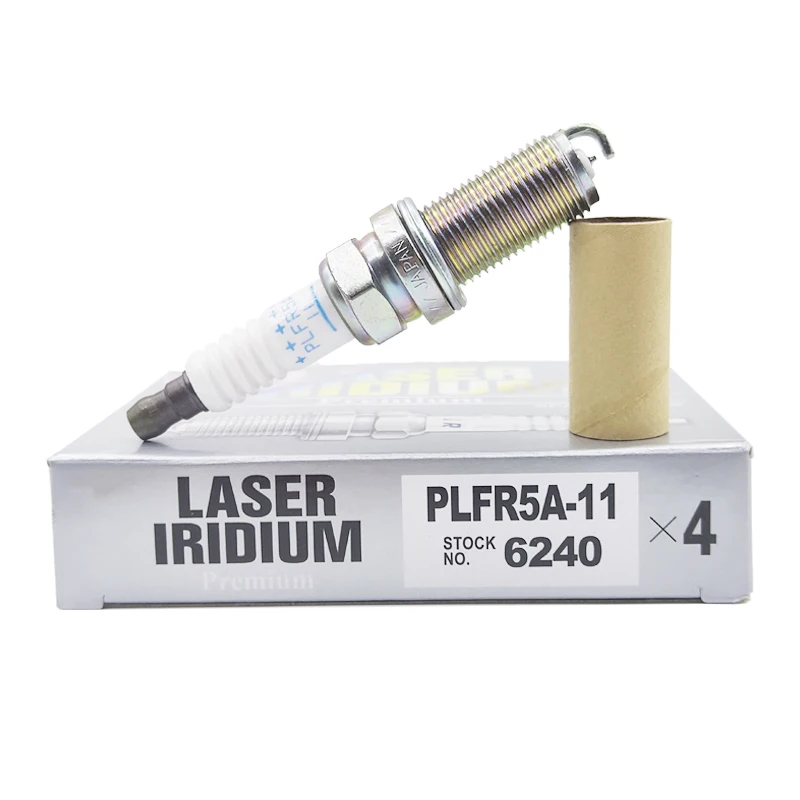 4/20pcs PLFR5A-11 6240 Iridium Spark Plugs For Citroen C5 C6 Infiniti M35 FX35 Nissan 350z Almera Peugeot 406 X-Trail PLFR5A11