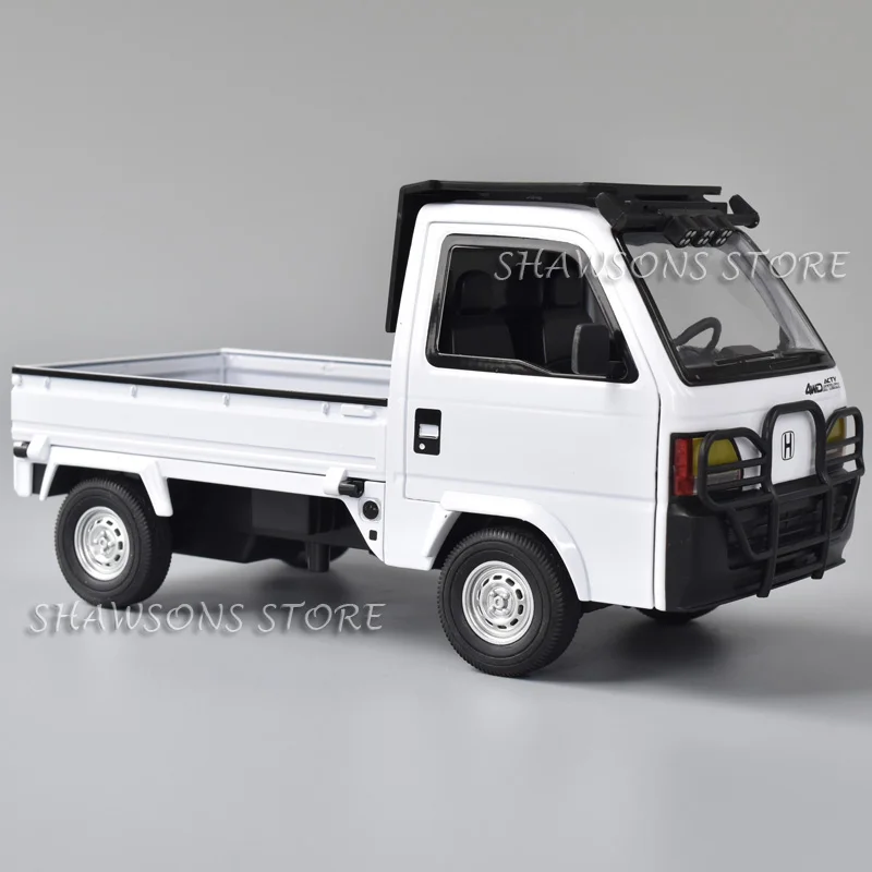 1:16 Diecast Model Toy K-Car Acty Attack 4WD Pickup Truck Pull Back Miniature Replica With Sound & Light