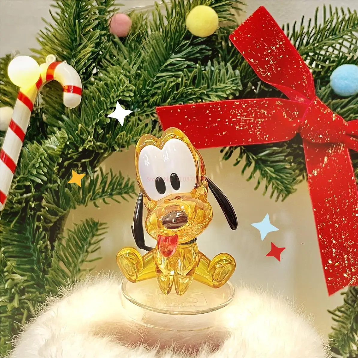 2025 novo Q bonito Mickey família montagem de cristal caixa cega maré jogar decorações internas feitas à mão para meninos e meninas presente de aniversário