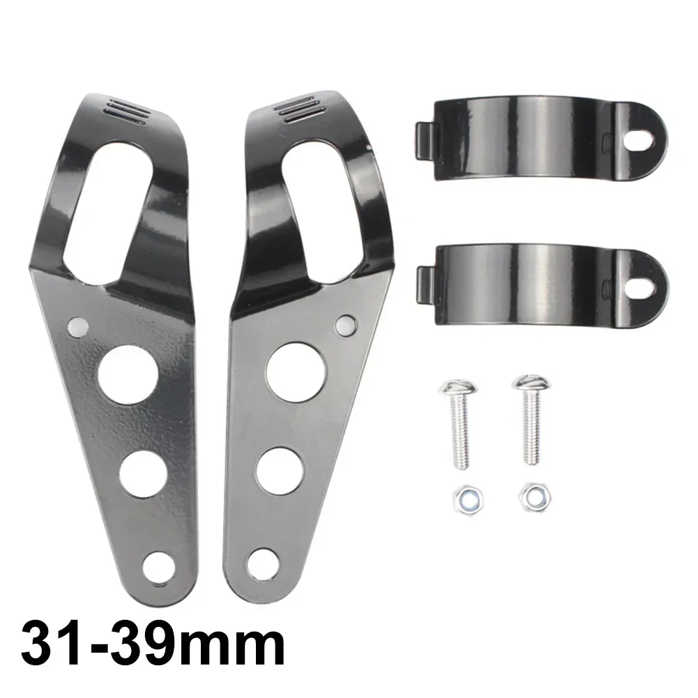 Headlight Bracket Metal For Fork Tube Ear Holders Lamp Mounting Pair 2024 Hot Sale Brand New And High Quality Accesorios Moto