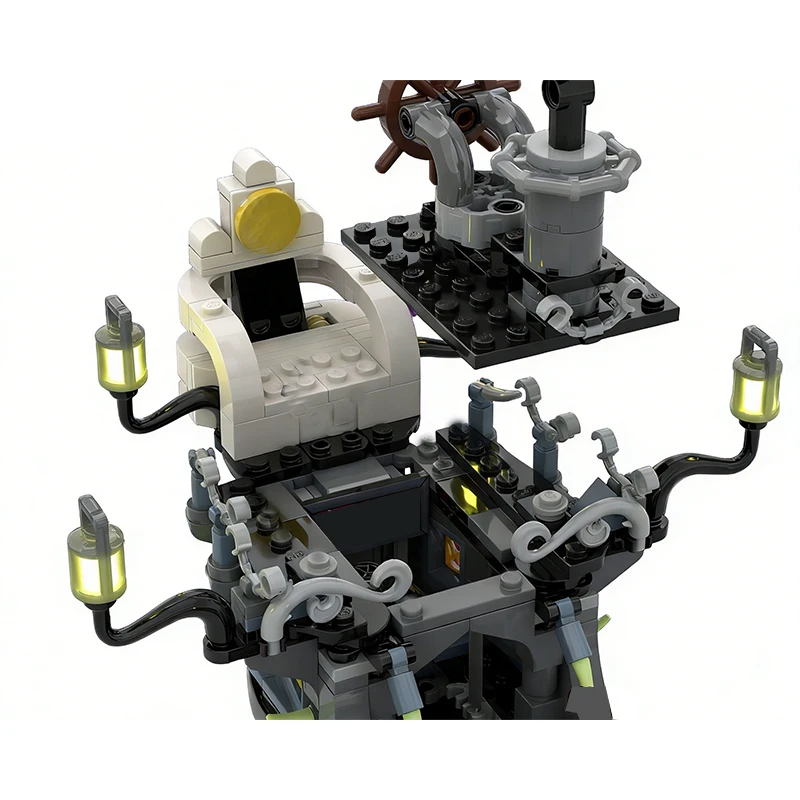 616 PCS 커스터마이징 나이트메어 쉽 MOC 커스터마이징 모듈형 빌딩 블록 창의적인 디자인 교육용 간단한 DIY 조립 장난감 선물