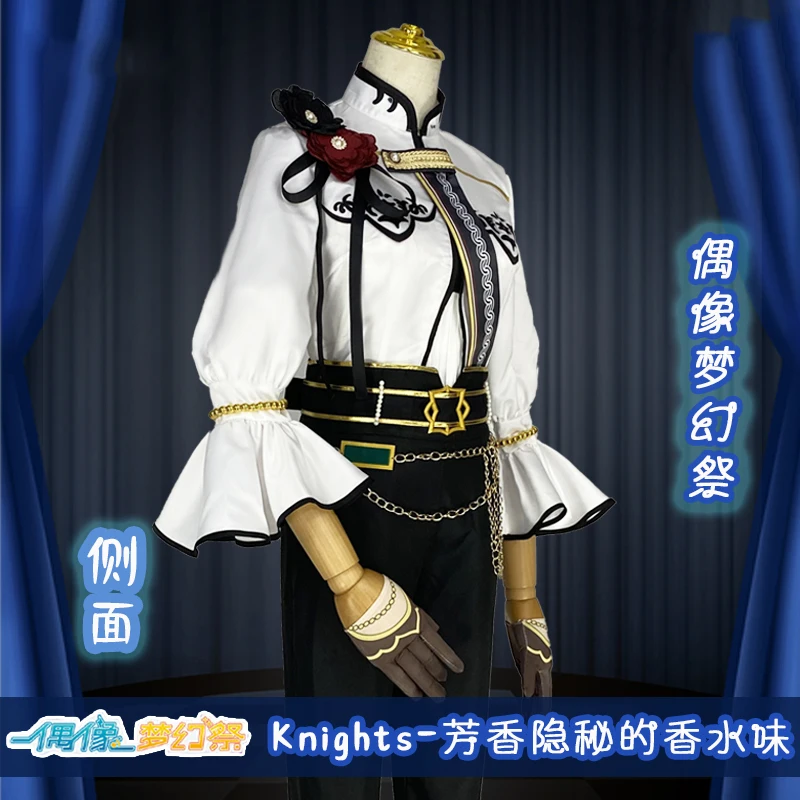 COSLEE Ensemble Stars Knights Tsukinaga Leo/Tsukasa/Izumi/Arashi/Ritsu Uniform Suits Cosplay Costume Halloween Party Role Play