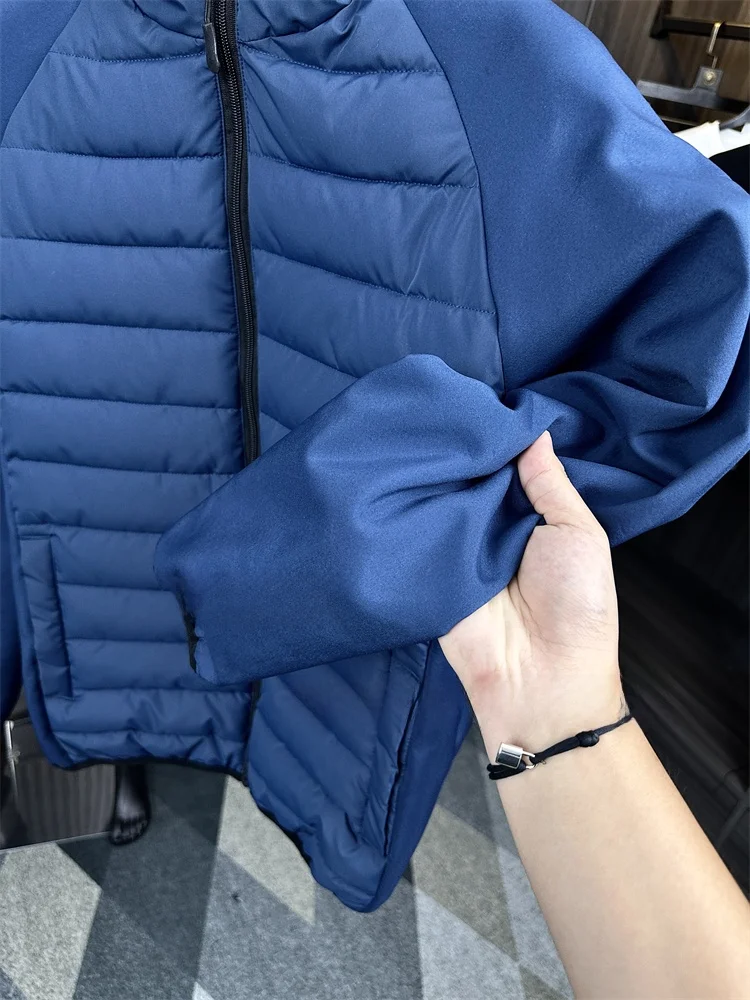 

Men's Casual Hooded Cotton Jaet Pure Color Spring Autumn Winter Faion oulder Sve Stiched Cotton Outerwear Coat