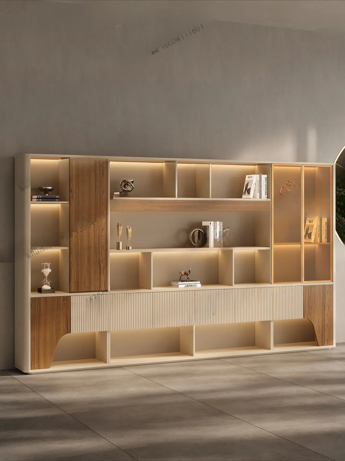 Boss Office Background Document Cabinet Simple Modern Office Locker