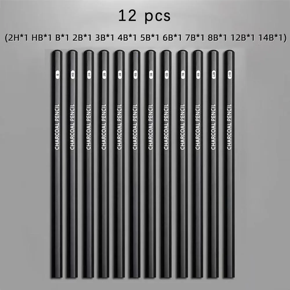 12 pieces Sketching pencil for - огляд і ціна Sketching Charcoal Set