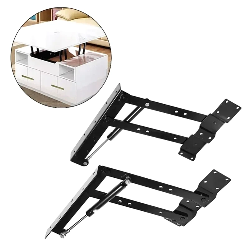 2PCS Coffee Table Multi-Functional Desktop Folding Lifter Hydraulic Air Support Lifting Rod Folding Furniture Hardware-AD23