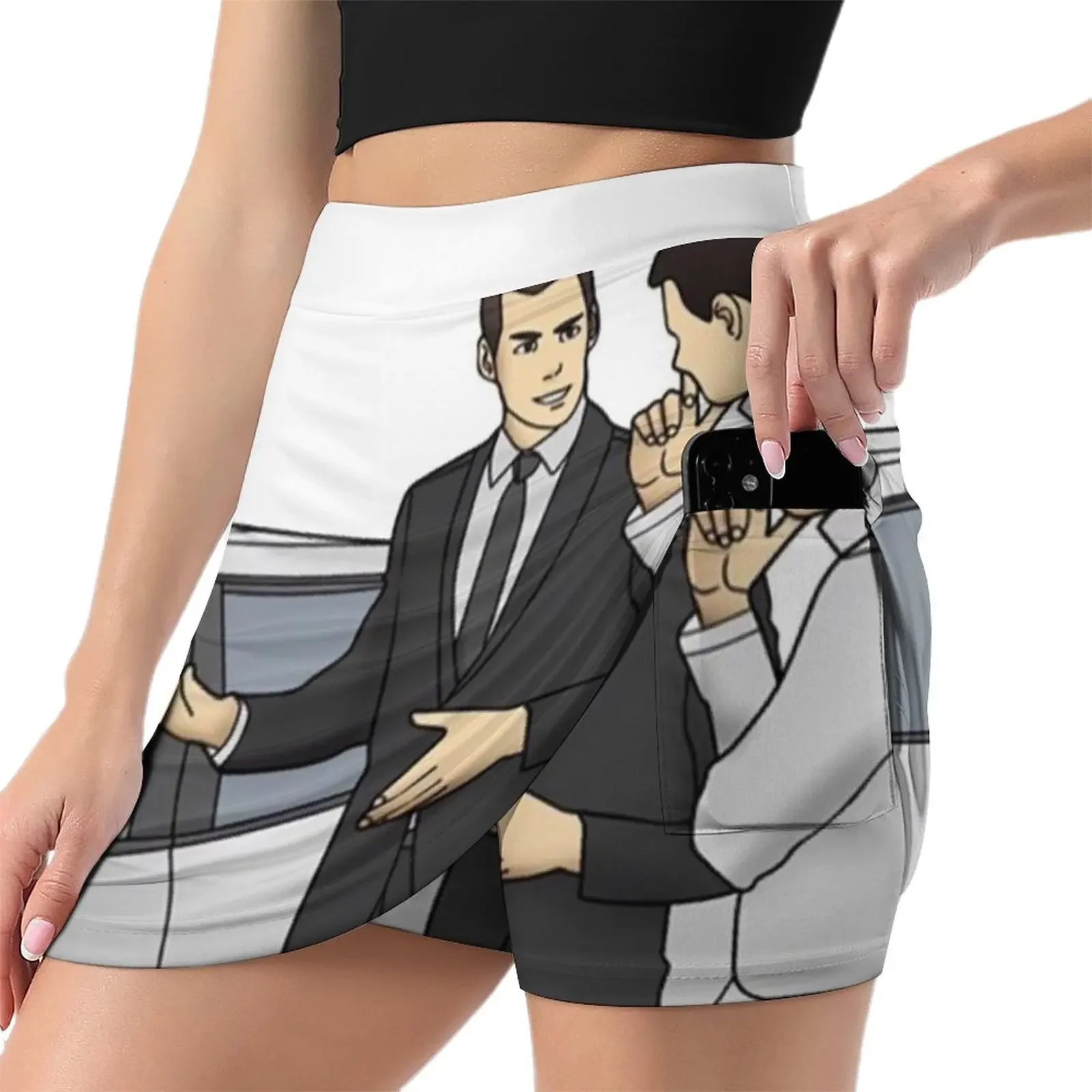 Slaps Roof Of Car Meme Mini Skirt novelty in clothes korean summer clothes Female skirt