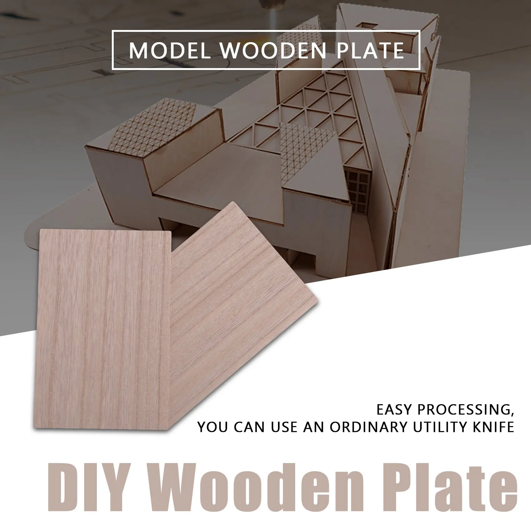 【HOT A71T】 10Pcs Balsa Wood Sheets Wooden Plate 150*100*2mm For House Ship Craft Model DIY