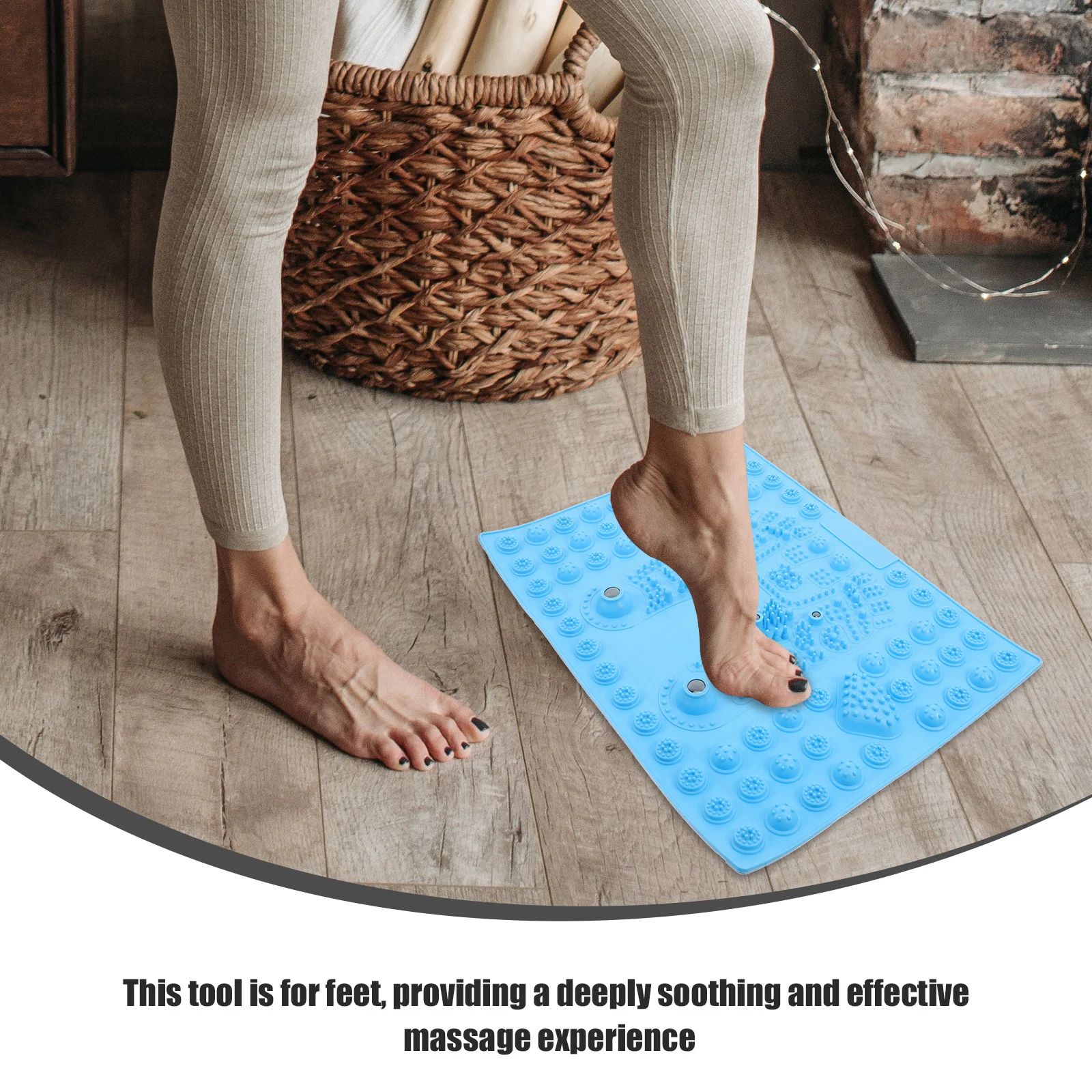 

Foot Mat With Magnets Portable Lightweight Design For Feet Massaging Pad Gentle Relief Feet Pads Foot Massager Massage Cushion