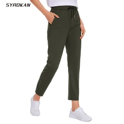 Pantaloni da Golf alla caviglia elasticizzati a 4 vie da donna 7/8 27.5 