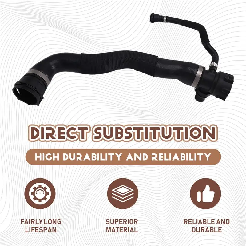 Best-Selling 3.0L Car Engine Coolant Hose 17128513603 For BMW F10 F11 530D 535D N57N N57Z Base Sedan 2014-2015