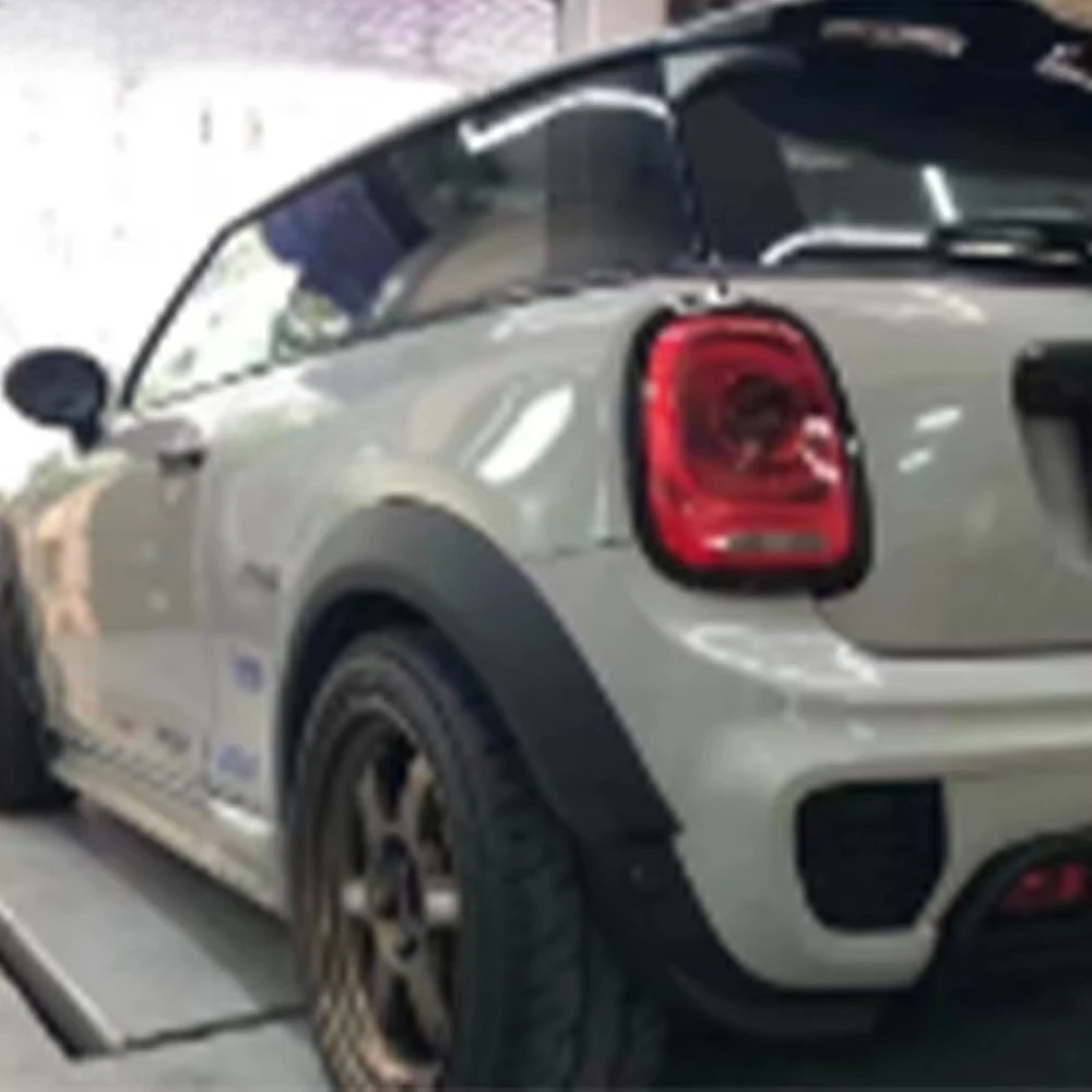 For Mini Cooper F56 Carbon Fiber KZ Fender Flare Wheel Arch Eyebrow Cover Kits