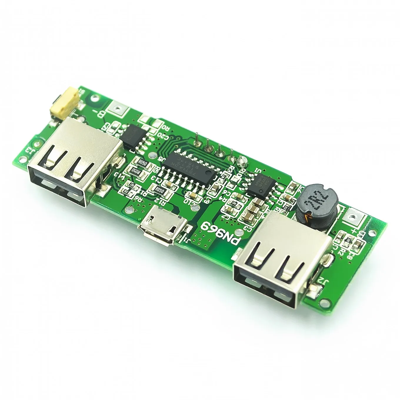 LED Dual USB 5V 2.4A Micro/Type-C USB Mobile Power Bank 18650 Charging Module Lithium Battery Charger Board Circuit Protection