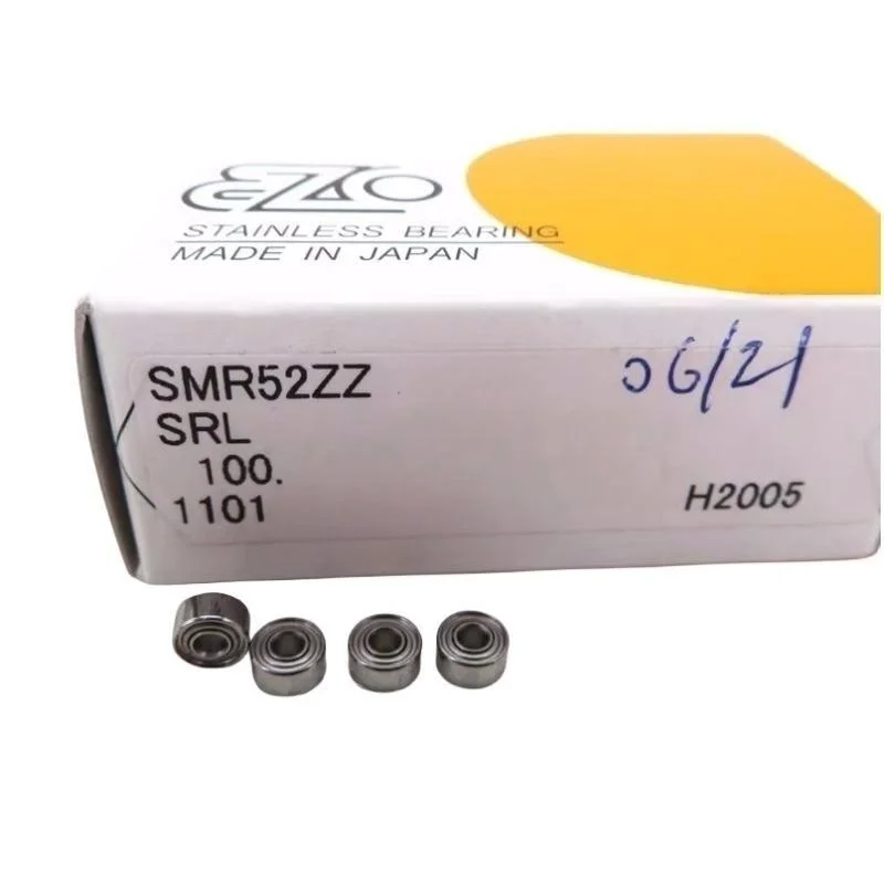 10pcs/50pcs original JAPAN EZO stainless steel bearing SMR52ZZ 2x5x2.5mm DDL-520ZZ precision miniature ball bearings 2*5*2.5 mm