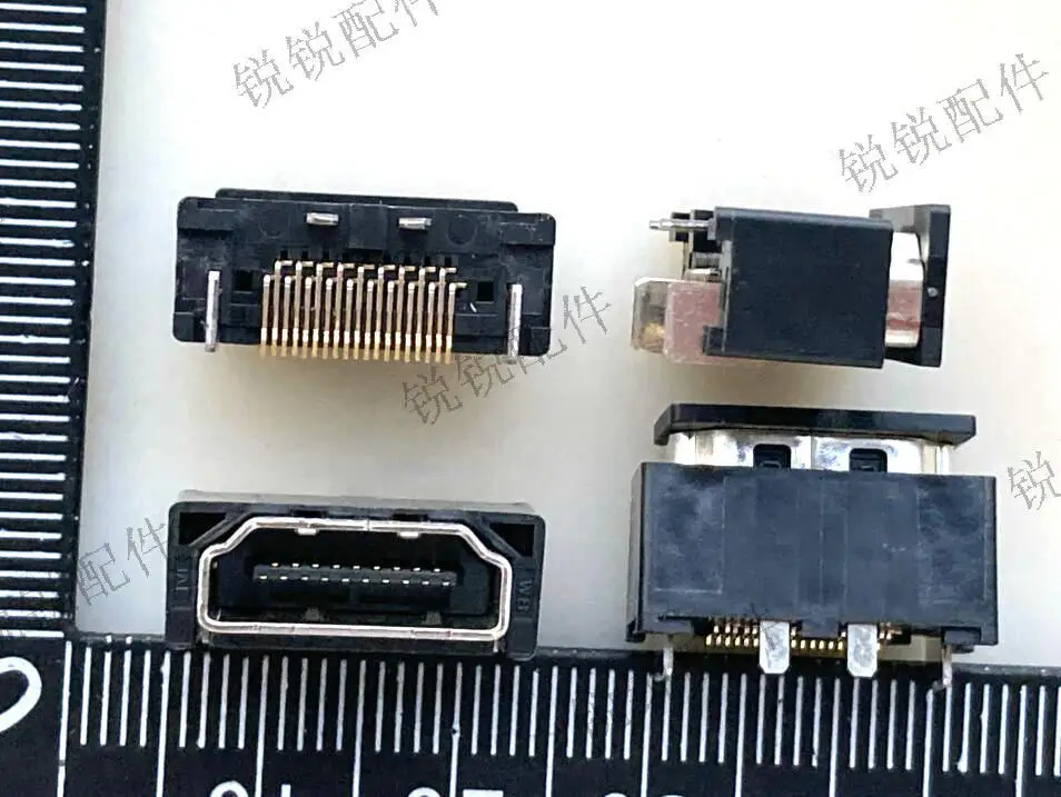 For JAE original DC1RS19WA7 HDMI 19P vertical, patch socket high definition female, transmission interface