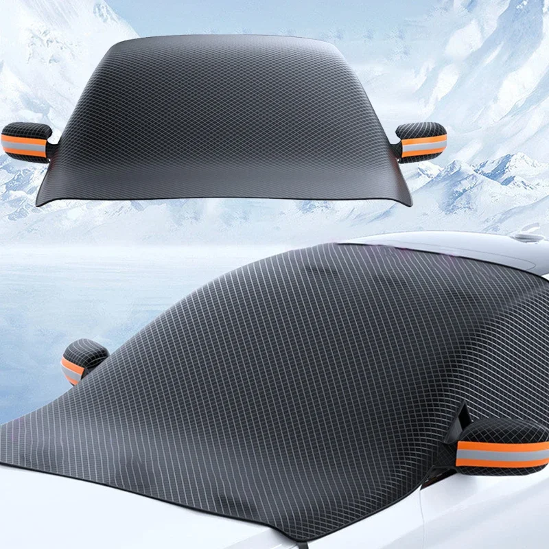 

Car Winter Snow Cover Window Snow Shield Outdoor Glass Sun Visor Front Glass Sunshade Snowproof Halfcover Auto Accessories