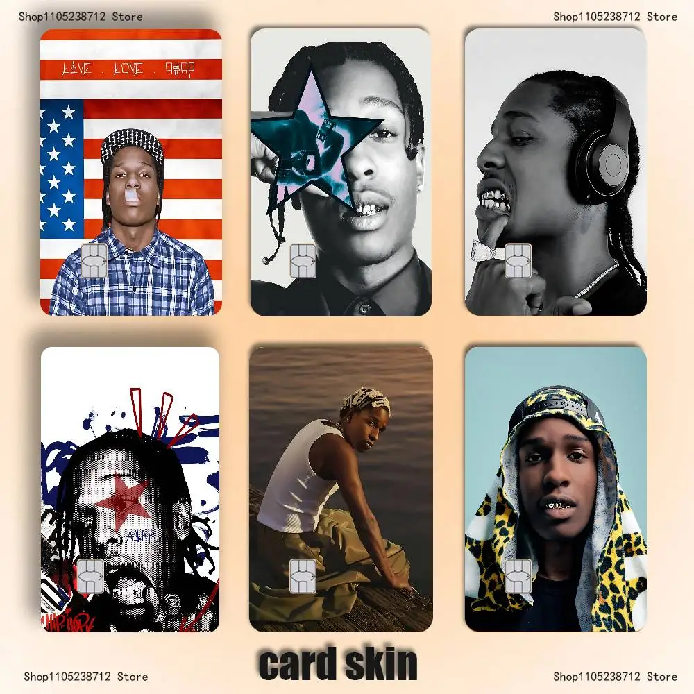 

A-Asap R-Rocky Card Stickers Credit Visa Debit Bank Charge Card Bus Metro Waterproof Sticker Decal Decoration
