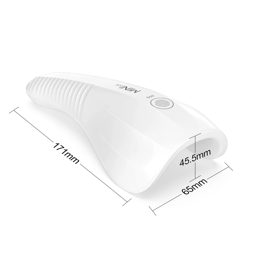 Portable 5 LED bouton d'empreinte digitale sans fil lumière des ongles sèche-ongles Rechargeable Mini doigt Uv lampe à ongles