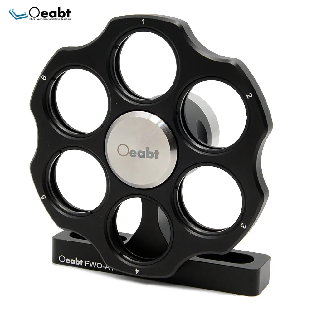 FWO-A1 Manual Filter Wheels Convenient Lab Table Organizers for Ø1" Optics Precise Mechanical Indexing Cage System Adjustable