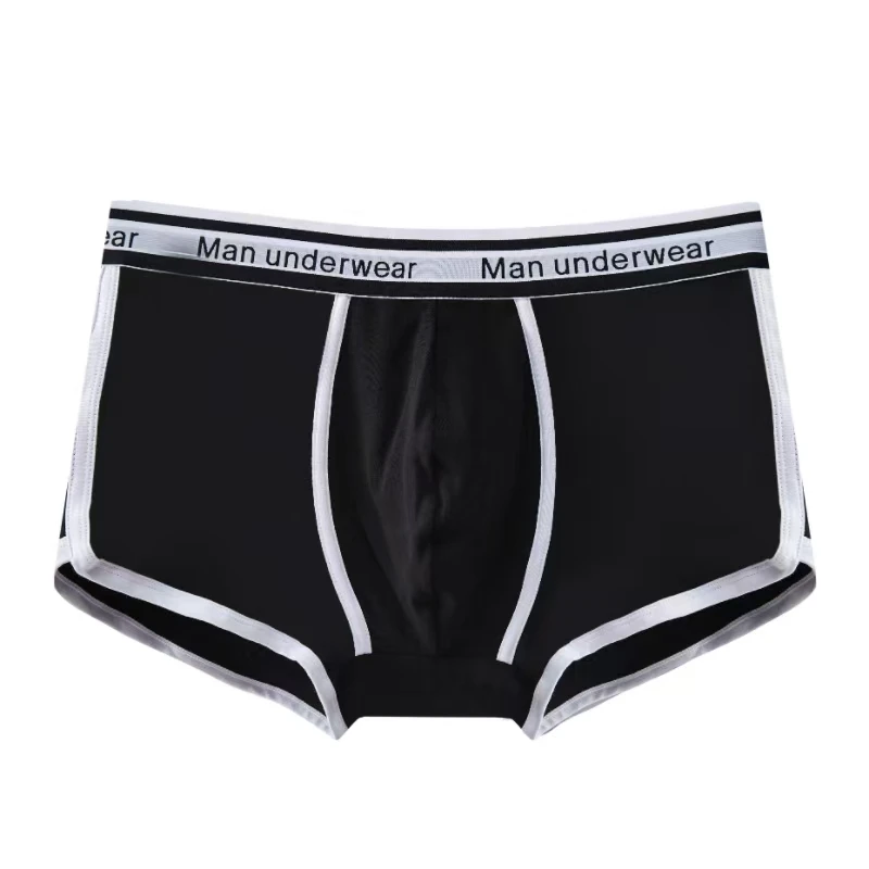 Men Sports Boxers Shorts Underpants Underwear Black White Gray M L XL Breathable Fashion Fitness Sports Fitness