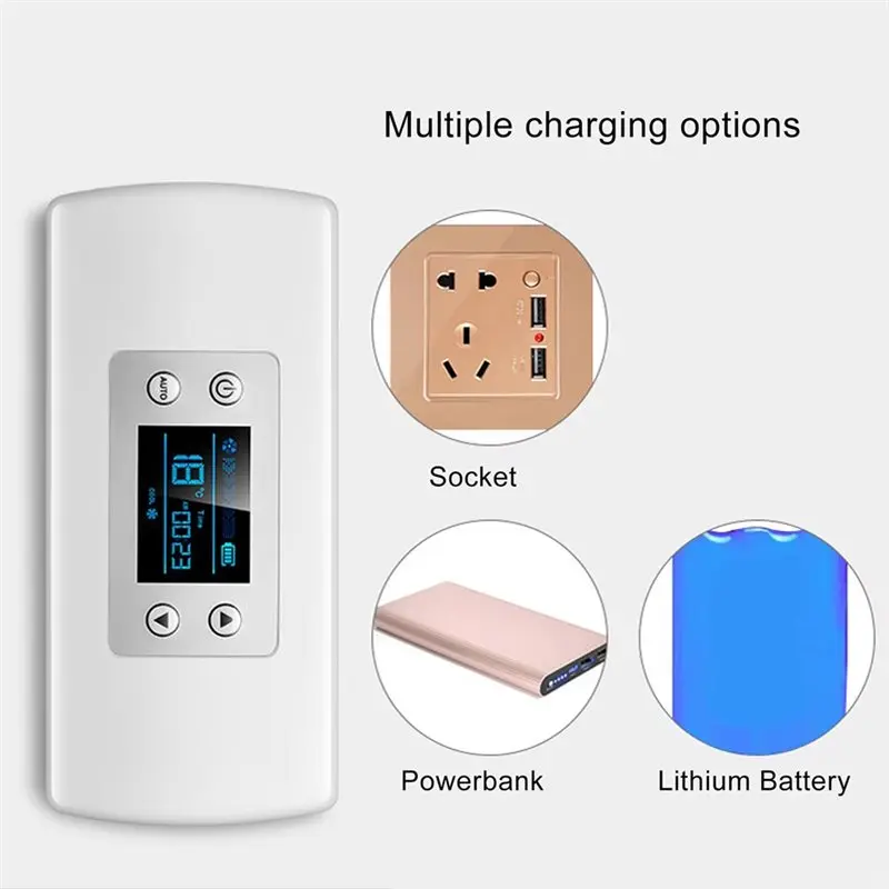 ABIT Insulin Cooler Box LCD Display Rechargeable Alarm Reminder Refrigerator Prevention Of Impact Instant Cooling Collision
