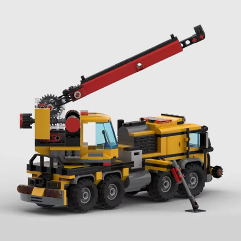 606 粒子在庫 MOC-84156 小さな粒子組み立てビルディングブロック車のトラックのトレーラー教育玩具モデル装飾品ホル