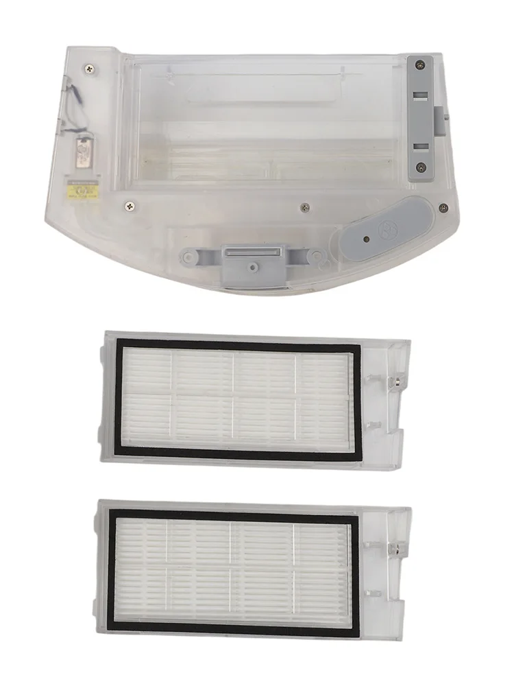 Dust Box Replacement Parts With 2 Filters For ROIDMI EVE Plus Robot Vacuum Cleaner Large Capacity Dustbin Accessories