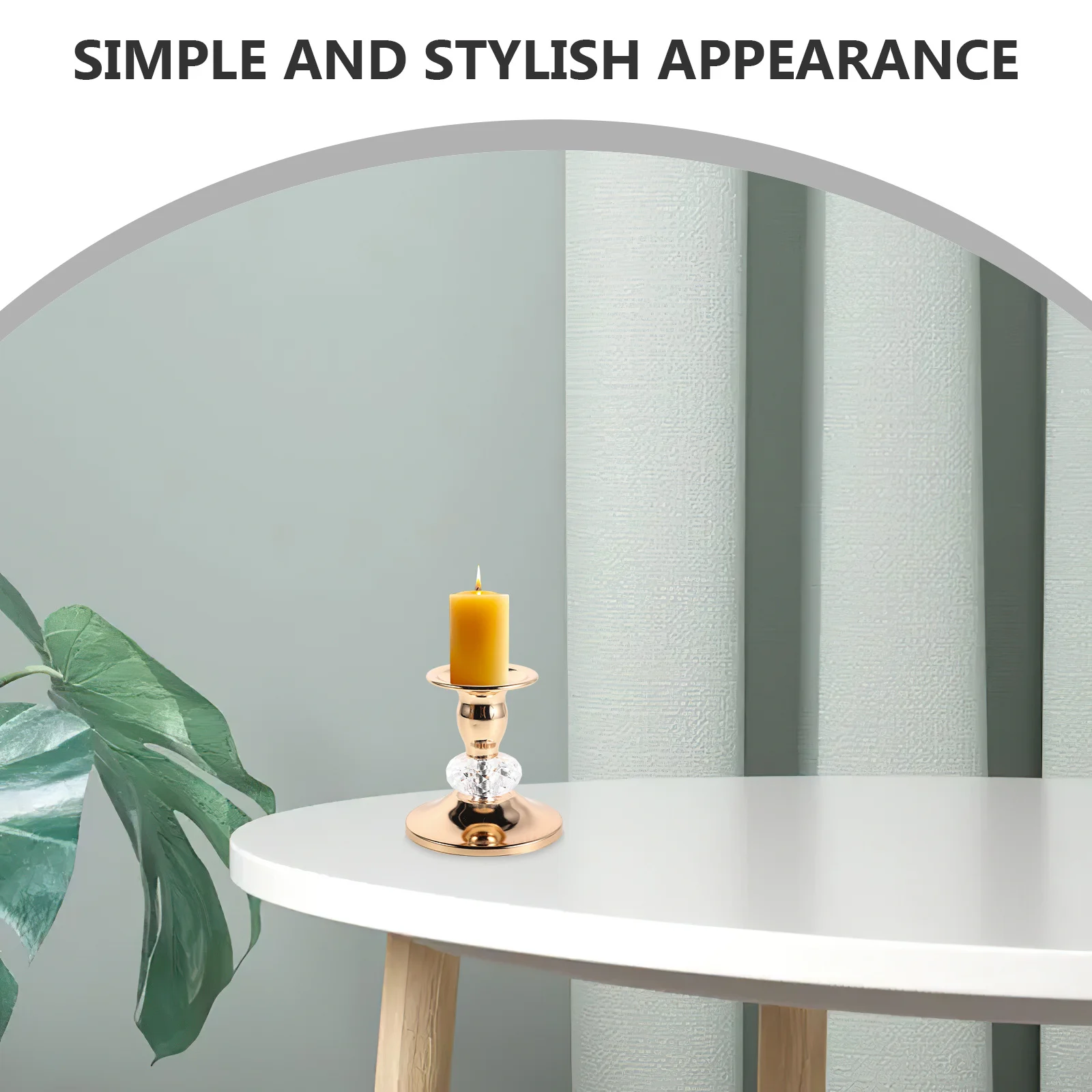 

4Pcs Crystal Stands Elegant European Metal Candelabra for Wedding Table Decor Taper Candlesticks Festive Party