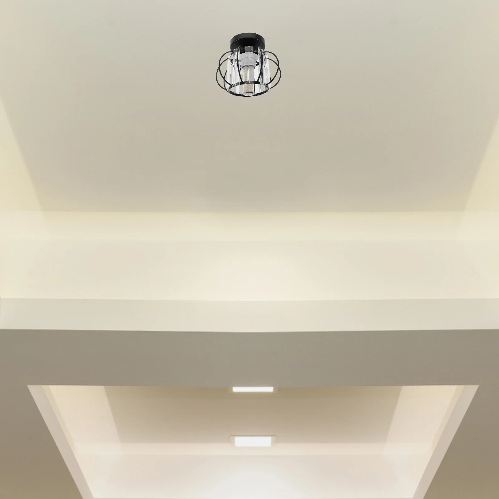 

Small Flush Mount Ceiling Lamp Modern Pendant Light for Kitchen Living Room Bedroom Dining Room Hallway Light Ceiling