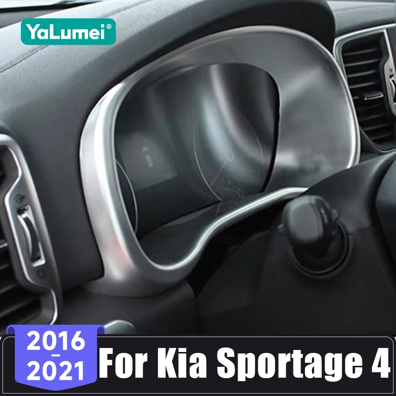 Für Kia Sportage 4 QL 2016 2017 2018 2019 2020 2021 Auto Dashboard Display Tachoanzeige Trim Abdeckung Schutz Zubehör