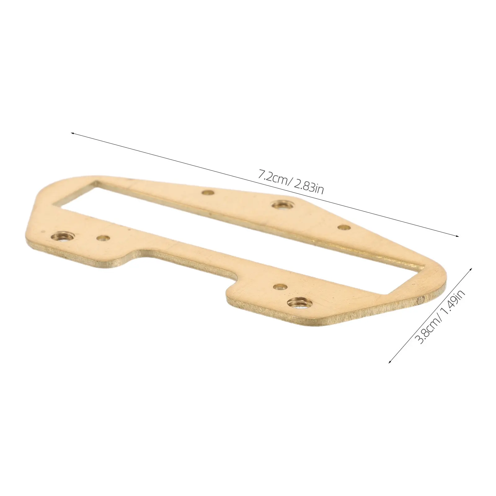 2Pcs Electric Guitar Pickup Copper Base Plate for Tl Style Guitars High Conductivity Copper Pickup Replacement Plate Upgrade - view 3