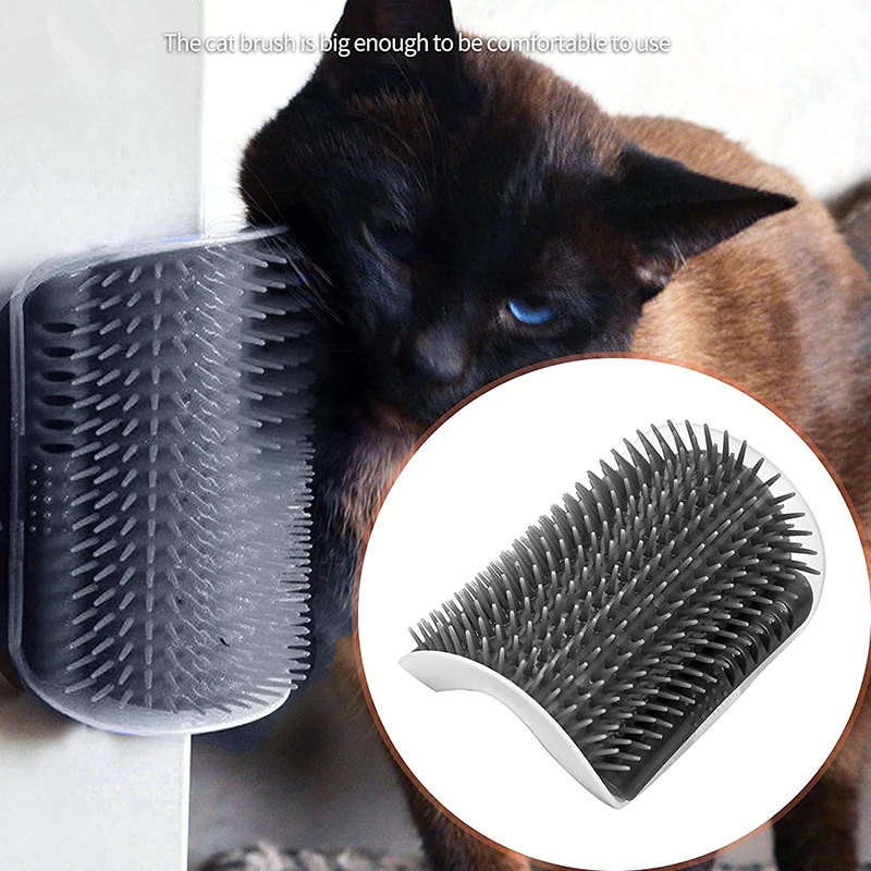 Massage Corner Cat Brush With Catnip Cat Wall Corner Brush With Catnip Support For Doors Table Walls Cat Massage