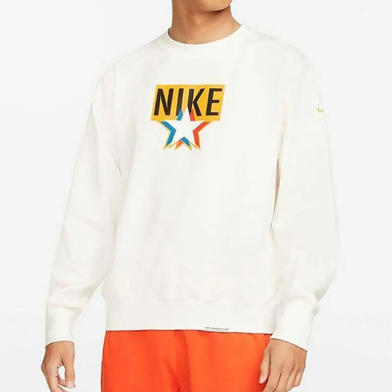 Nike Authentic New Men's Round Neck Loose Knitted Sweatshirt DV7975-133