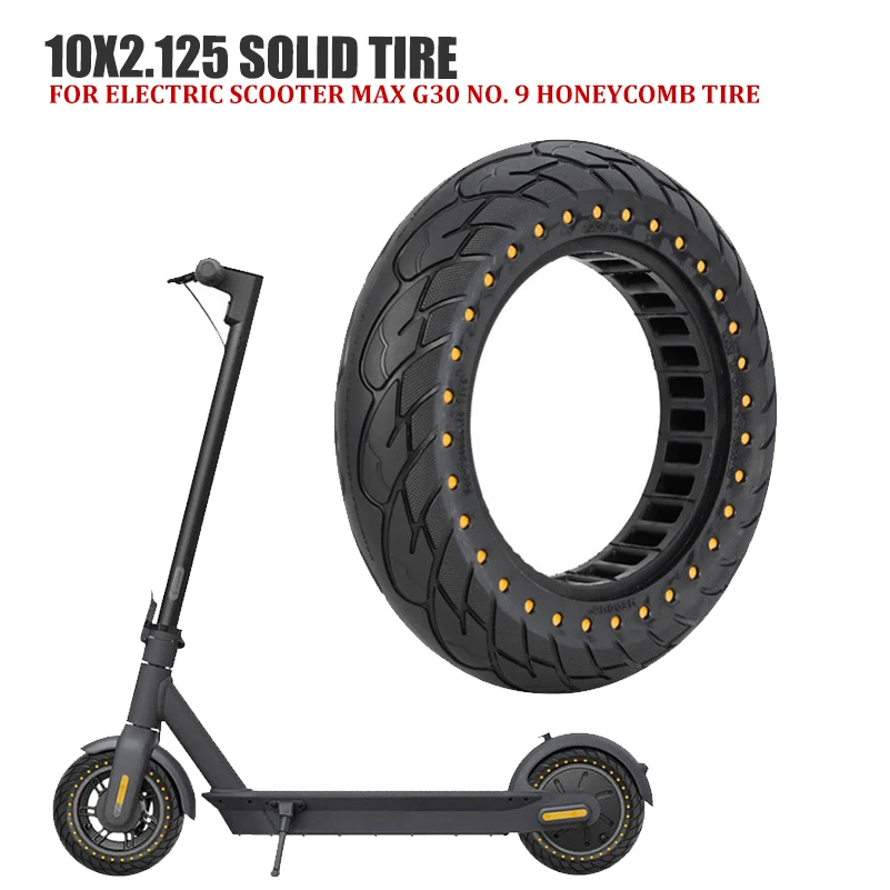 10X2.125 solid tire For Kugoo M4 Electric Scooter Tire 10x2.125 Double Honeycomb  Non-Slip Wear-Resistant Solid tyre